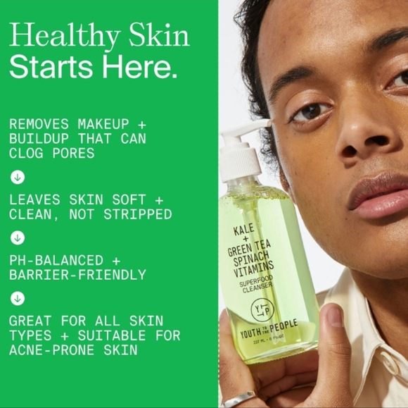 🩷 3/$15 Youth to the People Kale+Green Tea Superfood Cleanser, 2oz, NIB - Picture 8 of 8